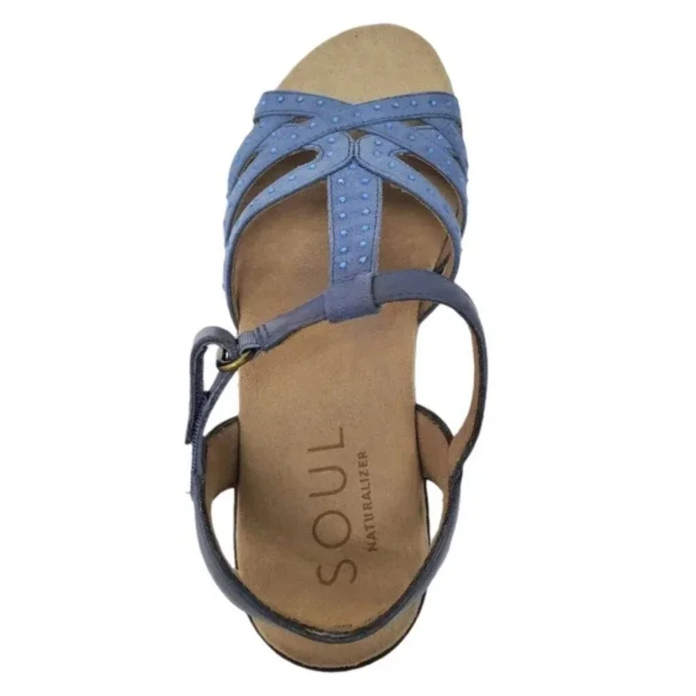 Naturalizer Soul Women's Brielle Sandals Leather Size 8 - Picture 5 of 6